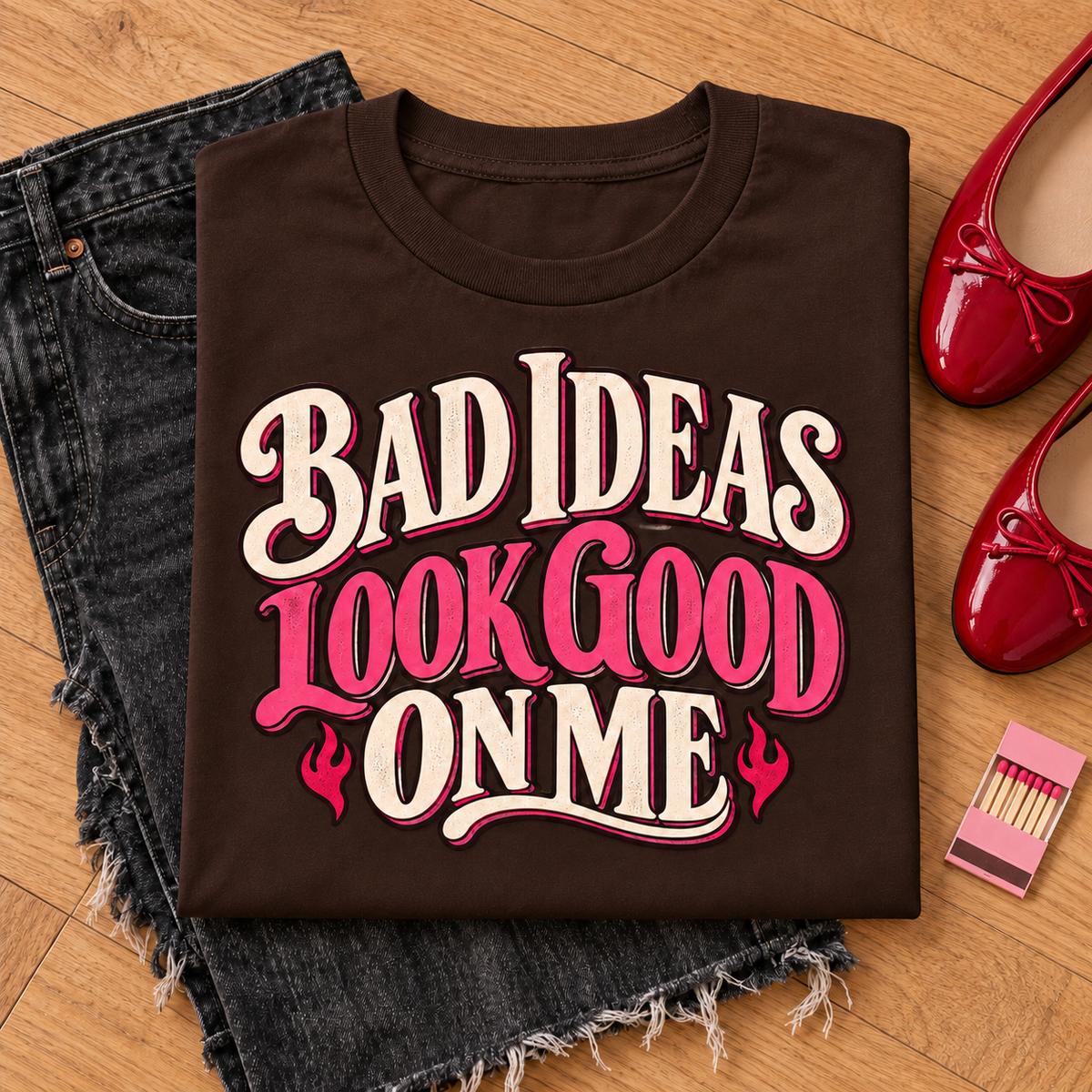 Bad Ideas Look Good on Me color Dark Chocolate