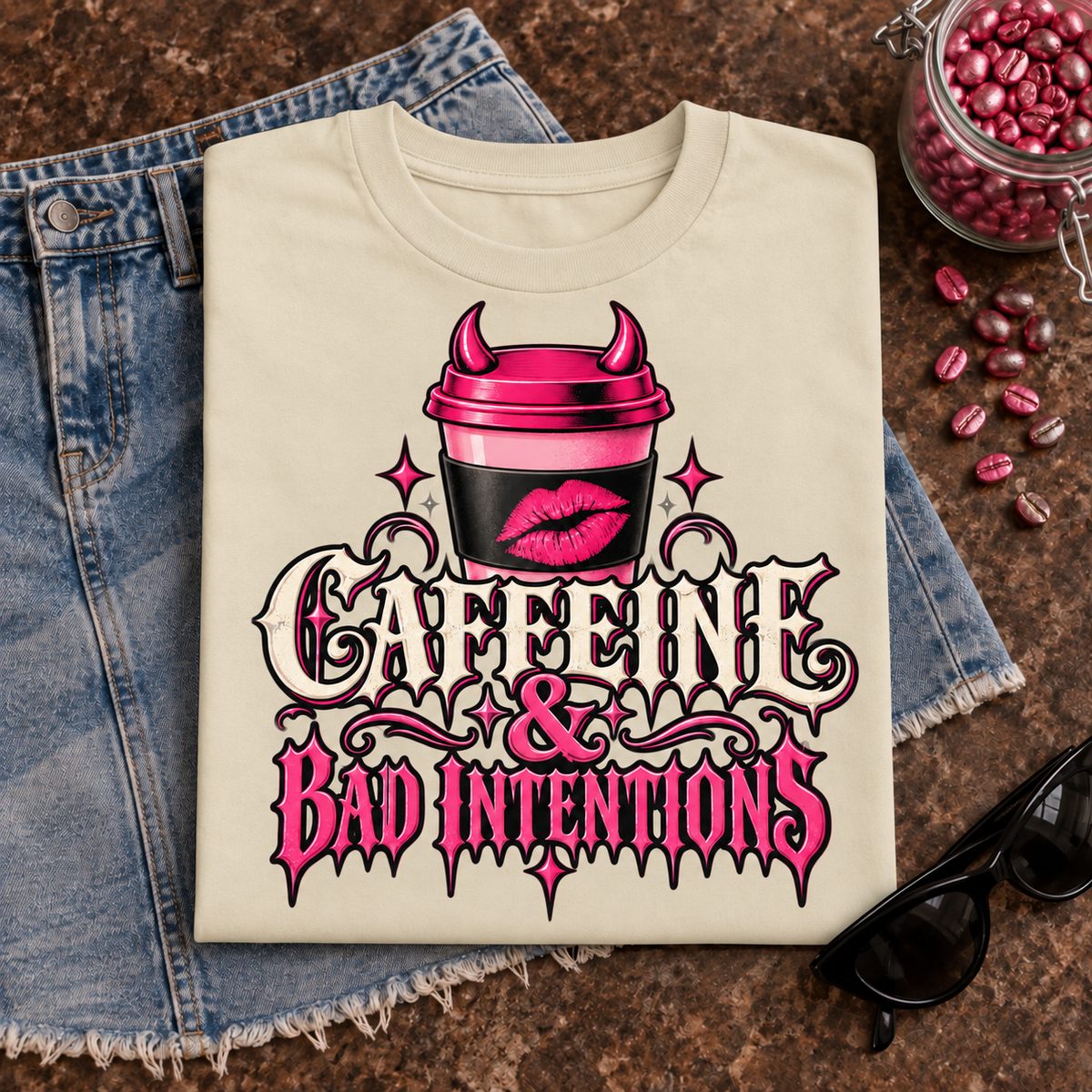 Caffeine & Bad Intentions color Natural