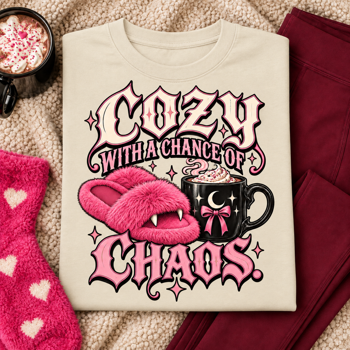Cozy With a Chance of Chaos color Natural