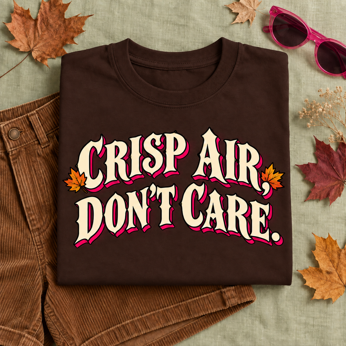 Crisp Air, Don't Care color Dark Chocolate