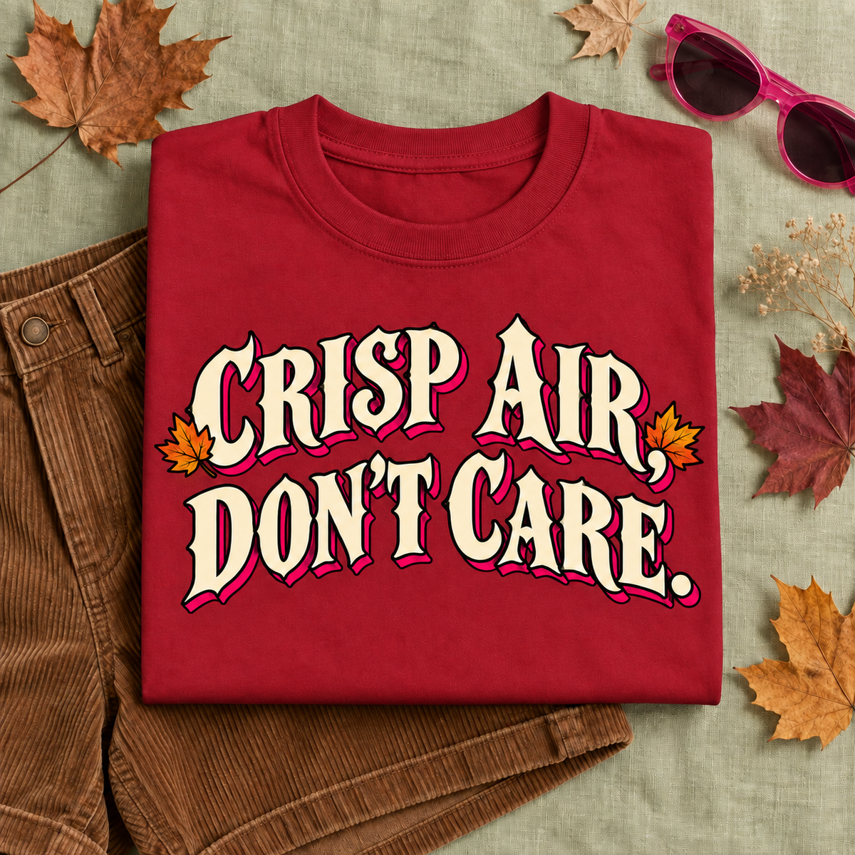 Crisp Air, Don't Care color Red