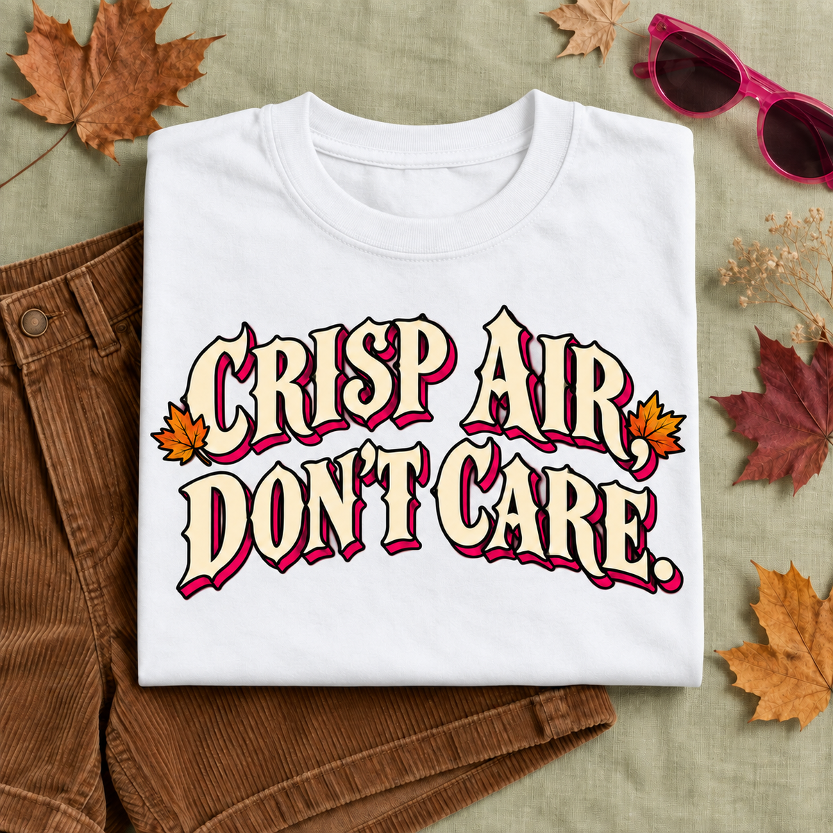 Crisp Air, Don't Care color White