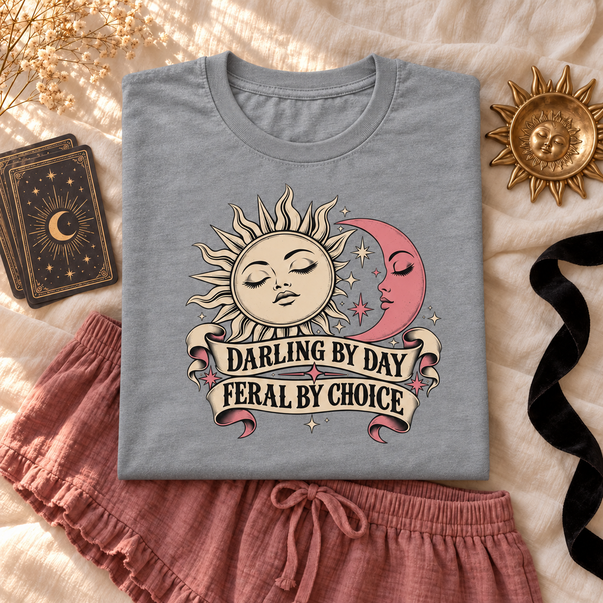 Darling by Day Feral by Choice color Sport Grey