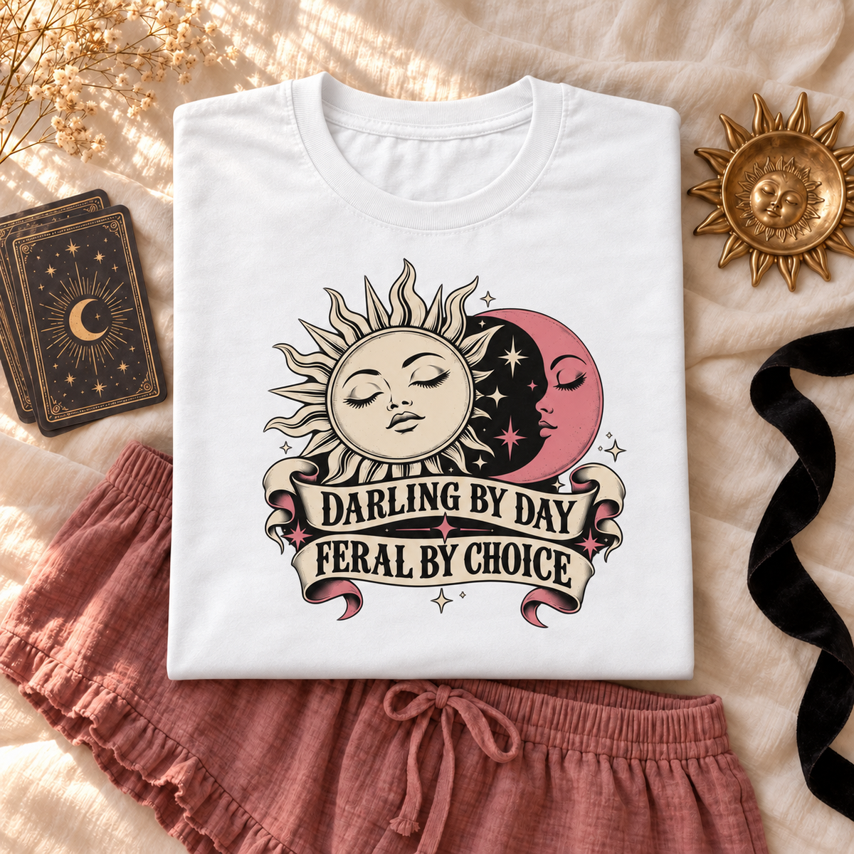 Darling by Day Feral by Choice color White