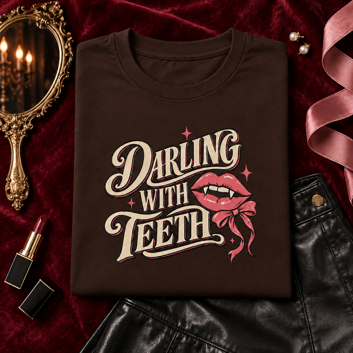 Darling With Teeth color Dark Chocolate
