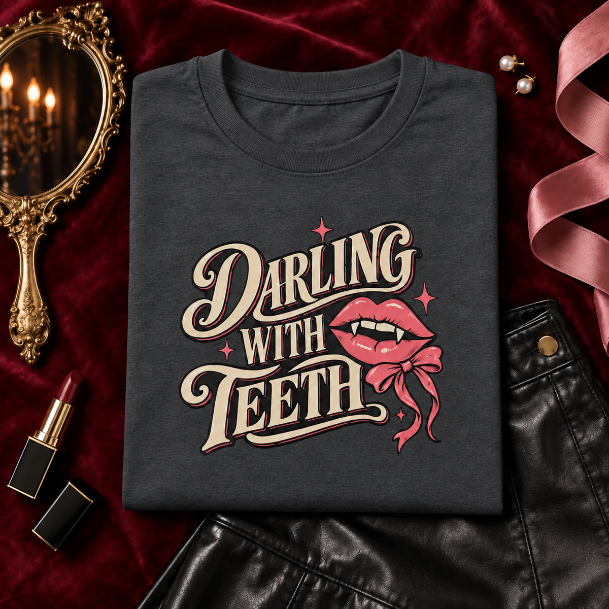 Darling With Teeth color Dark Heather
