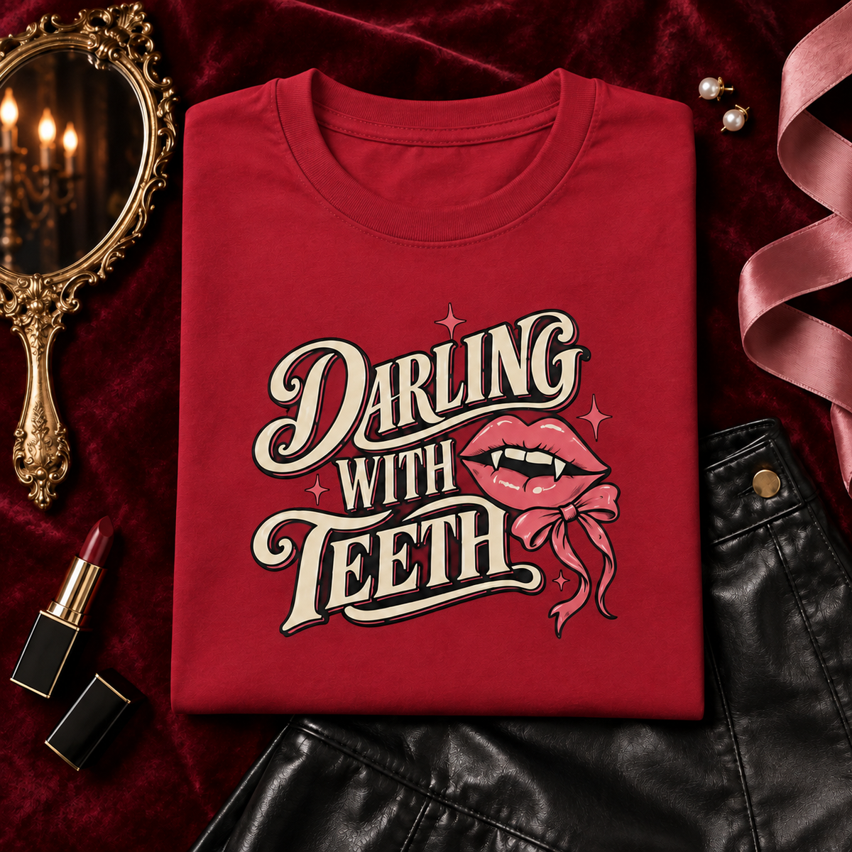 Darling With Teeth color Red