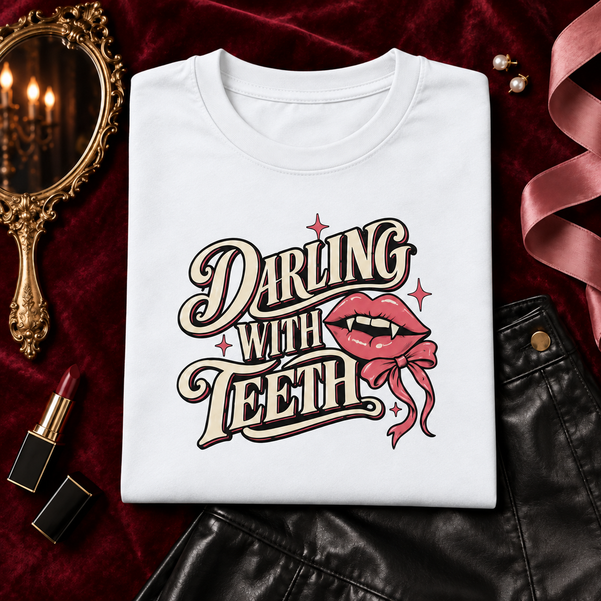 Darling With Teeth color White
