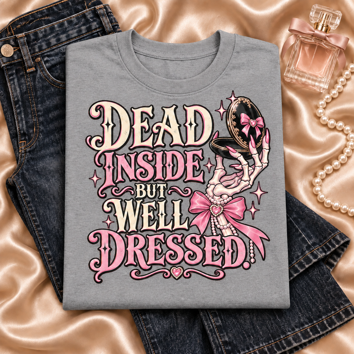 Dead Inside but Well Dressed color Sport Grey