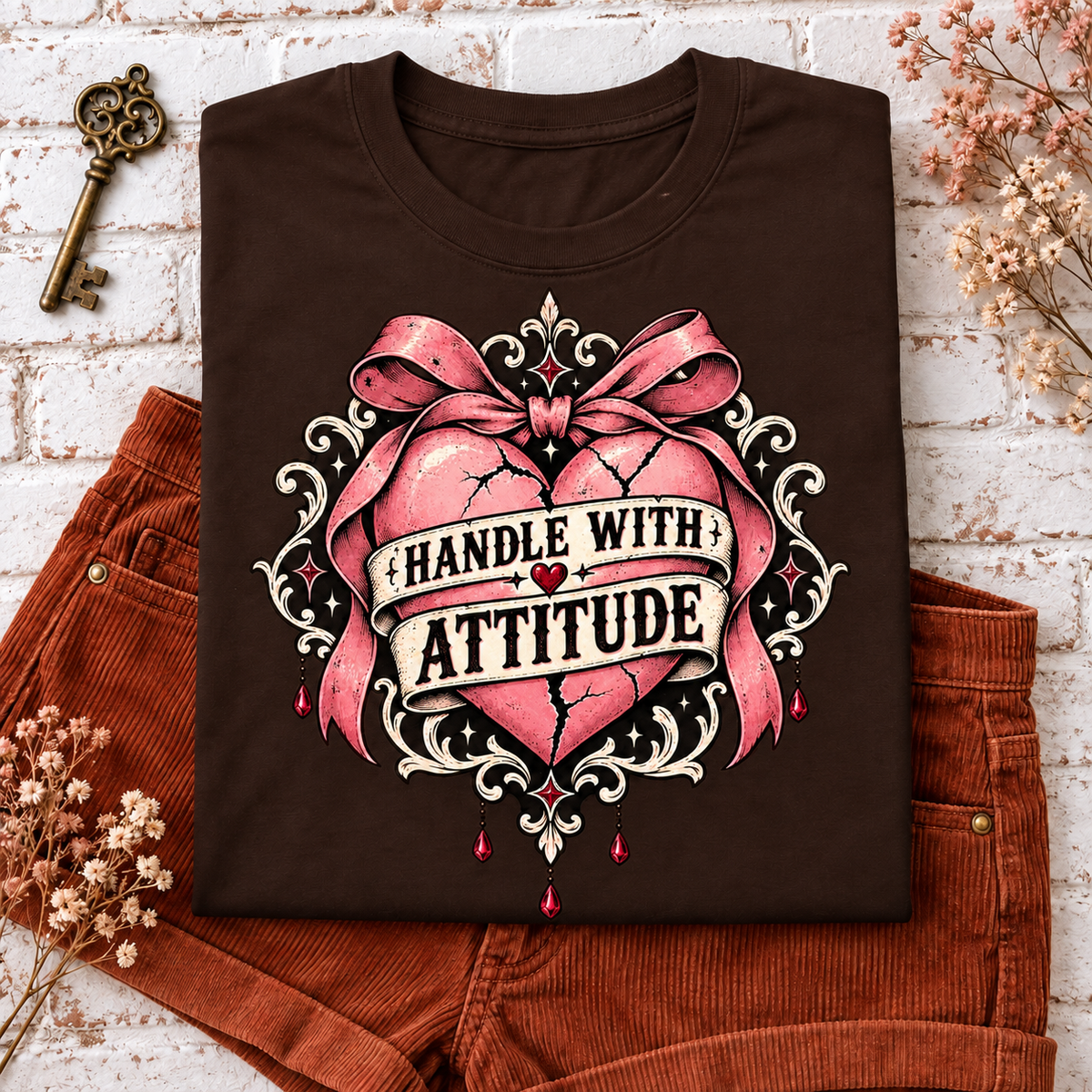 Handle With Attitude color Dark Chocolate