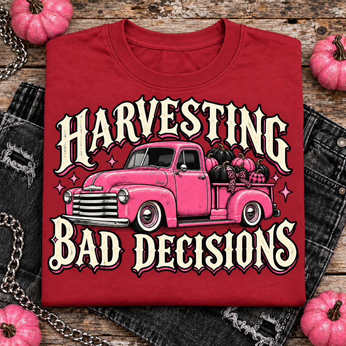 Harvesting Bad Decisions color Red