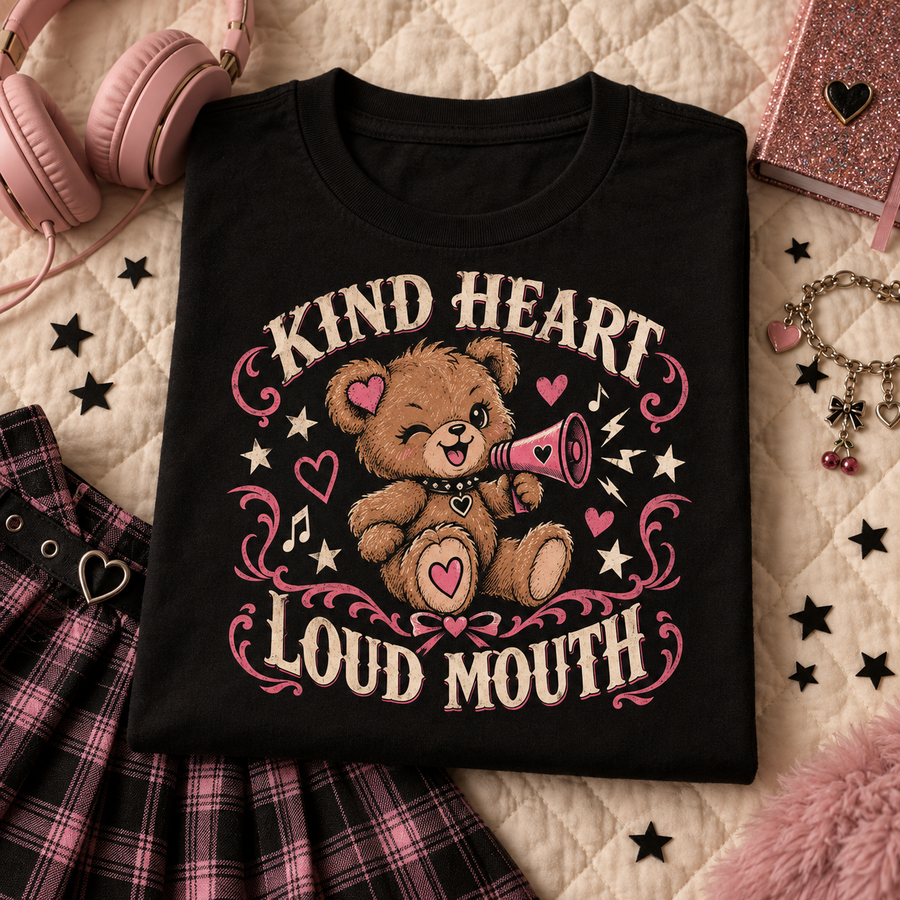 Kind Heart, Loud Mouth Youth T-Shirt