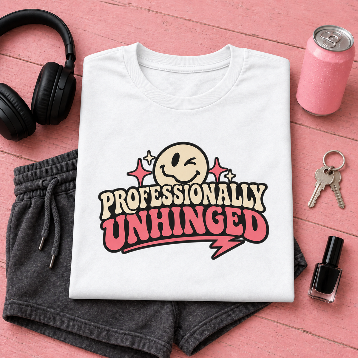 Professionally Unhinged color White
