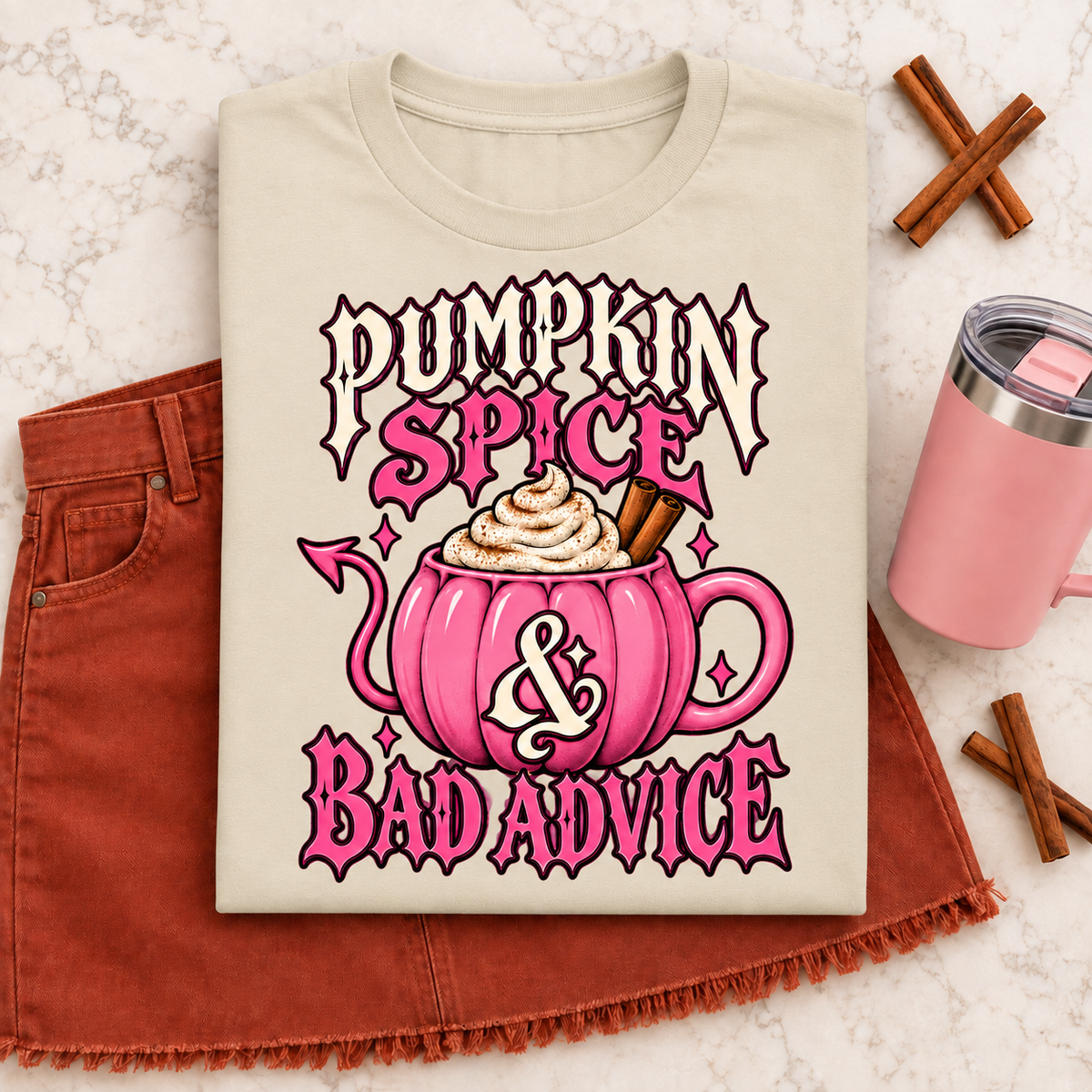 Pumpkin Spice & Bad Advice color Natural