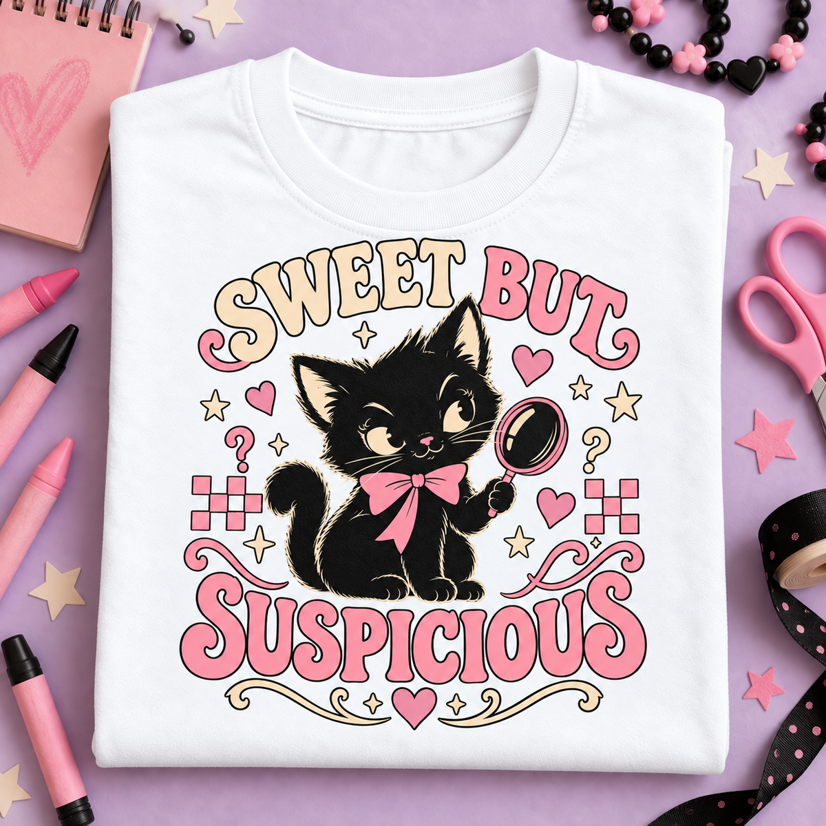 Sweet But Suspicious Youth T-Shirt color White