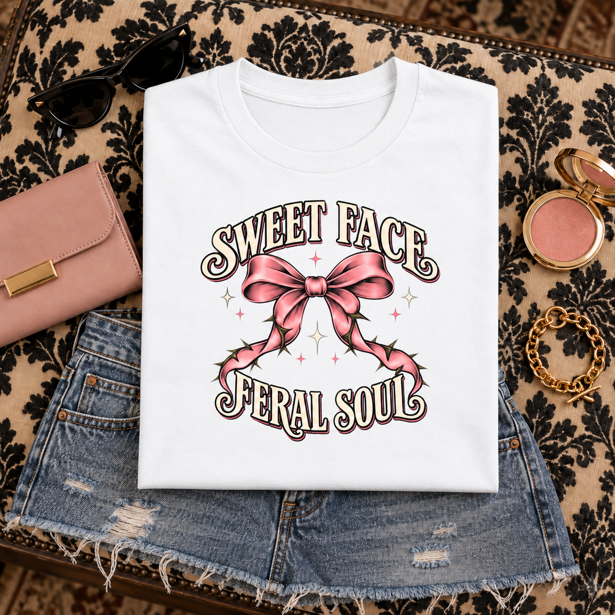 Sweet Face Feral Soul color White