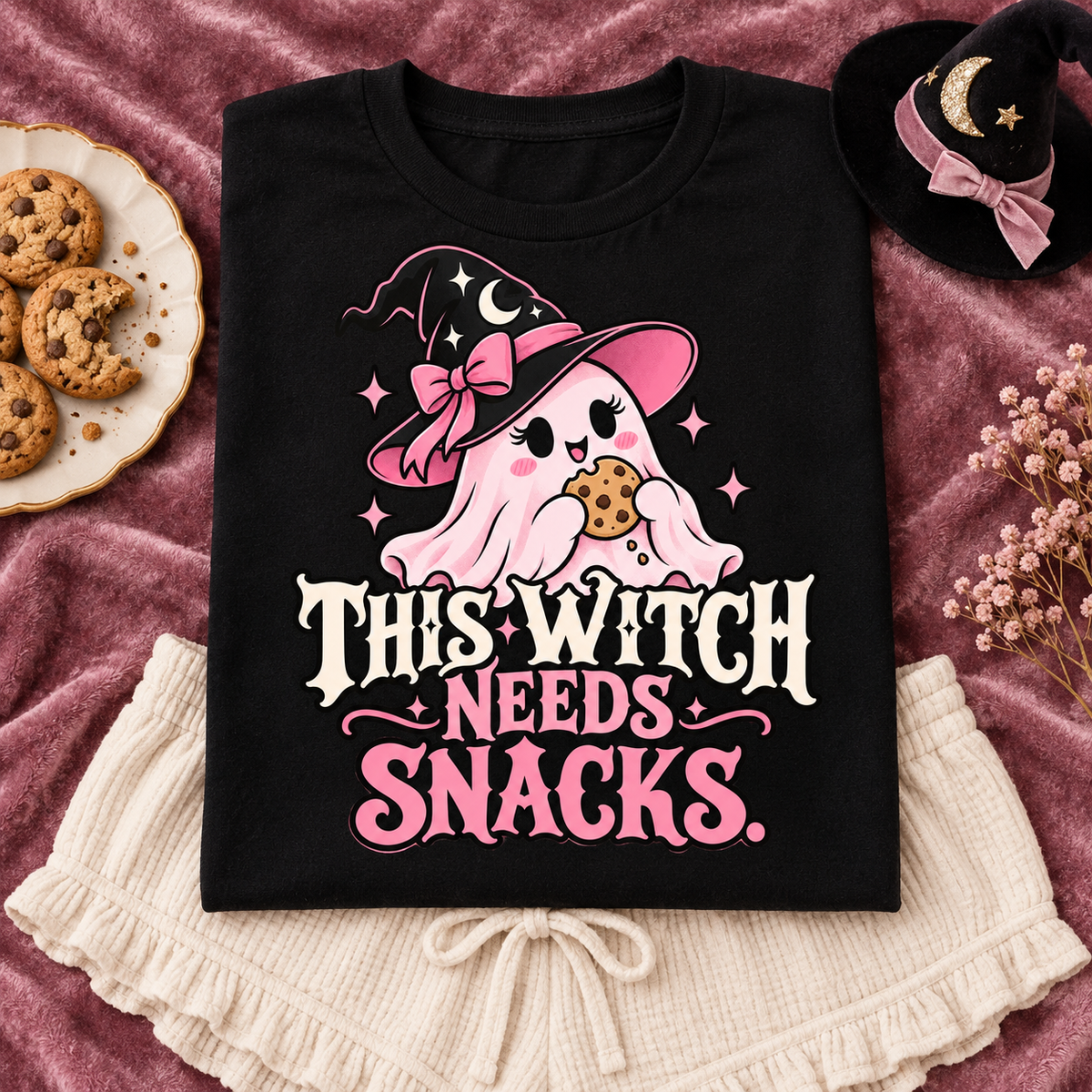 This Witch Needs Snacks color Black