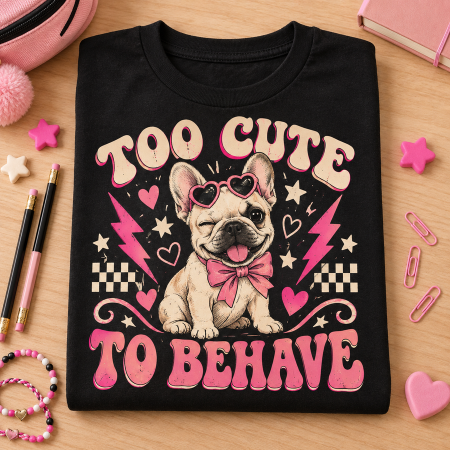 Too Cute to Behave Youth T-Shirt