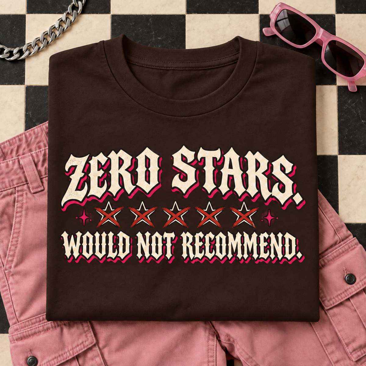 Zero Stars. Would Not Recommend. color Dark Chocolate