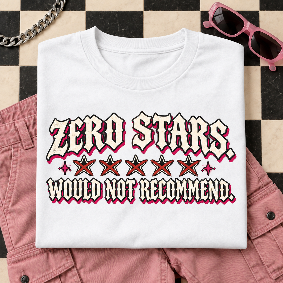 Zero Stars. Would Not Recommend. color White